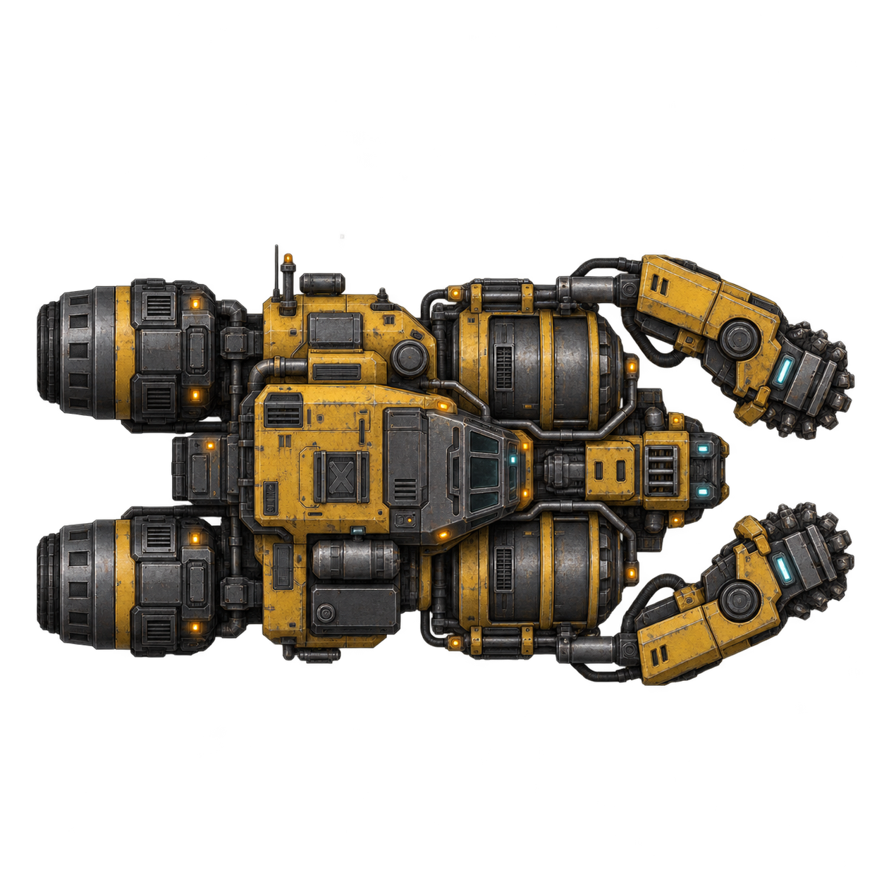 Grit bare hull