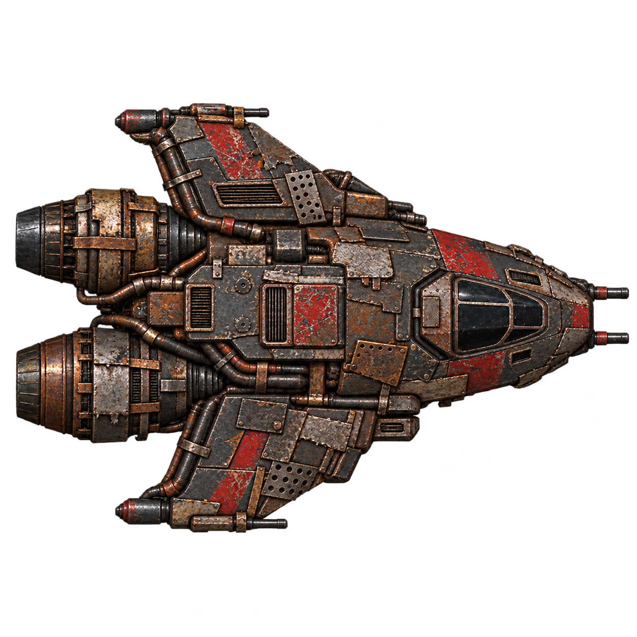 Battered pirate Scrap Raider